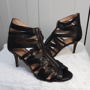 Antonio melani cutout leather bootie